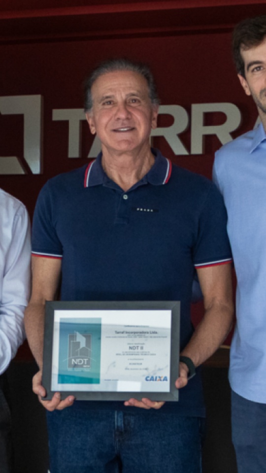 TARRAF conquista certificação da Caixa e reforça excelência na construção civil